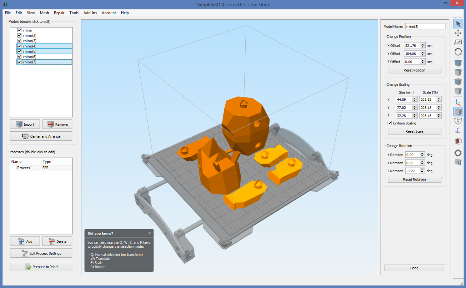 Manually pausing an active print – MakerGear