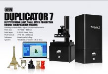 Nouvelle imprimante 3D chez Wanhao : Duplicator 7 DLP (résine UV)