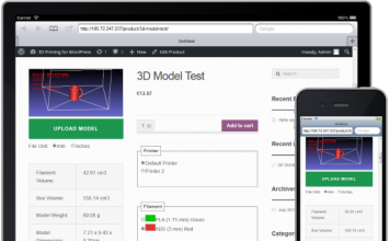 WordPress 3D Printing a Woo powered 3D Printing plugin