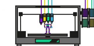 Palette by Mosaic, multi-color and multi-material 3d printing with single extruder !