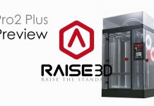 New 3D printer Raise3D Pro2 Plus