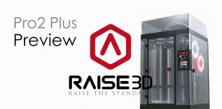 New 3D printer Raise3D Pro2 Plus