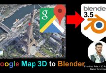 Google Maps 3D Grabber export Map to a 3D model stl, fbx, obj, in 3 steps to Blender, iClone 8, Unreal Engine 5, and Autodesk Maya 2024