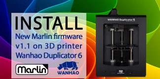 Tutorial: Install firmware Marlin 1.1 on 3D printer Monoprice Maker Ultimate & Wanhao Duplicato